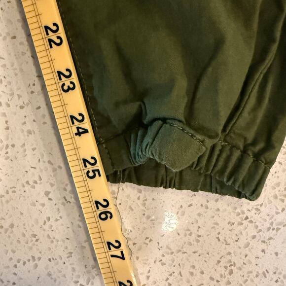Levis Women Jogger Pants Olive Green Off Duty High Rise Relaxed Large Utility - Picture 8 of 8